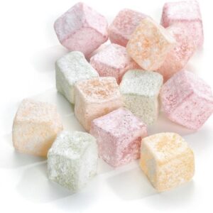 Loukoum à la rose, menthe, nature