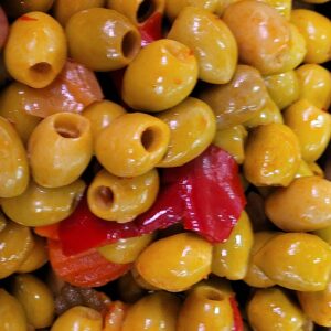 Olives piquante du Maroc sans noyaux